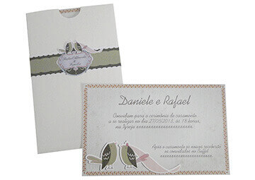 Convites para casamento