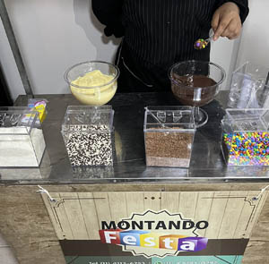 Brigadeiro gourmet para festa junina