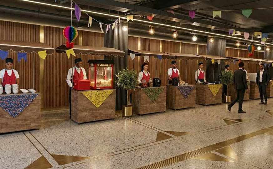 Estrutura de barraquinhas para festa junina SP