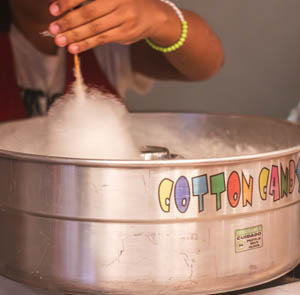 Algodão doce para festa junina