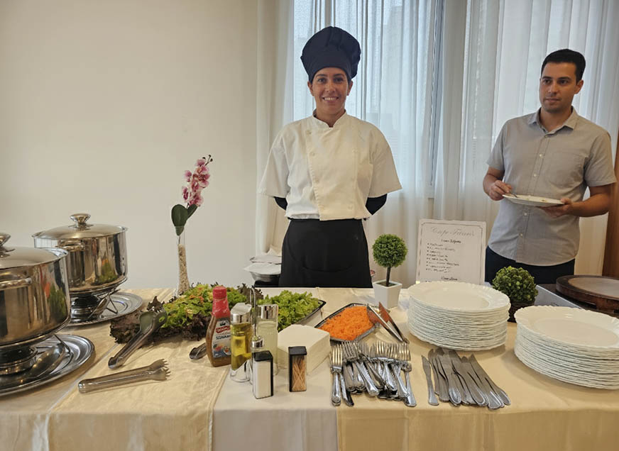 Mesa de crepe para festa em domicílio Mesa de crepe para festa em domicílio