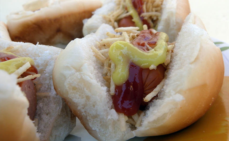 Barraquinha de mini dog festa infantil