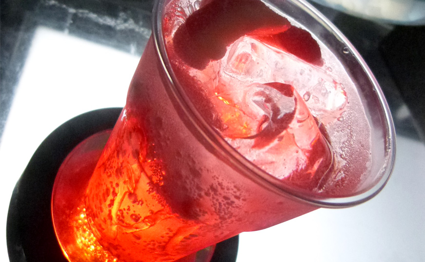 Drink sem álcool colorido